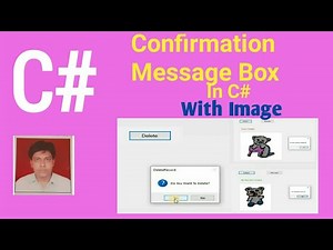 Confirmation Message Box In C Sharp | With Image