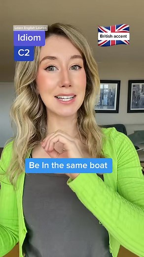 12K views · 706 reactions | Little C2 idiom   Be in the same boat  Meaning: In the same situation as someone else ✏️ Example: “Don’t worry, we’re all in the same boat with this project!” #idioms #englishteacher #learnenglish | Learn English Lauren | Facebook