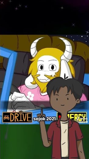 Asgore Running Over Dess