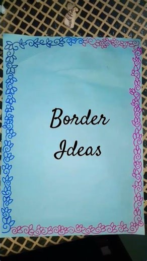border design for school projects #border #design