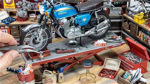 1/12 机车升降台-手工模型DIY-【Easy modeler's room】