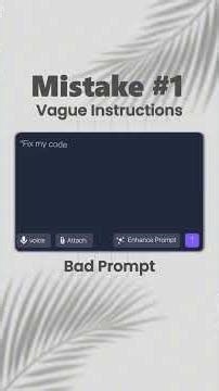 AI Website Builder: 5 Prompt Engineering Mistakes 💯