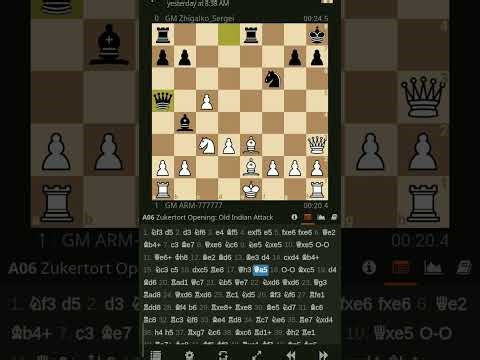 Zukertort Opening: Old Indian attack