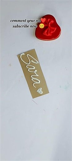 cute name writing ❤️ #diy #diyart #art #name #funny #viral #shorts #trending #foryou