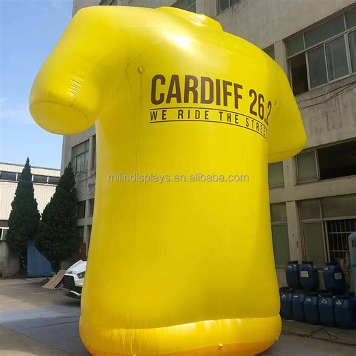 Tentspace Giant Advertising Equipment Inflatable Suit Outdoor Custom  Blow-up Clothing Model Inflatable Sport T-Shirt with Brand