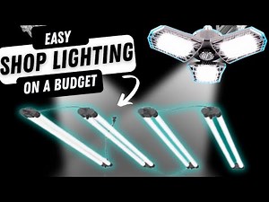 How to Light a Workshop or Garage on a Budget