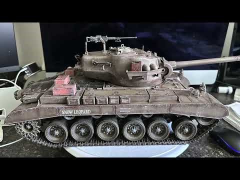 HENG LONG 1/16 RC U.S. M26 PERSHING TANK - WEATHERING