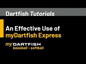 Training Module MyDartifsh Baseball-Softball - Effectively using myDartfish Express in your program