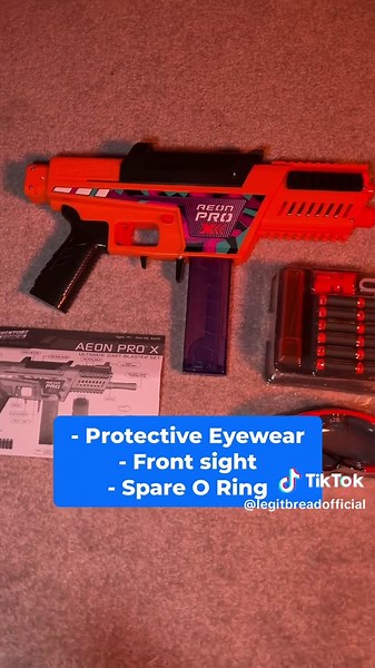 The Adventure Force Aeon Pro X! Thanks to @Dart Zone Blasters for sending this one out to me! 🍞 #dartzone #toys #nerf #funtoys #nerfblasters