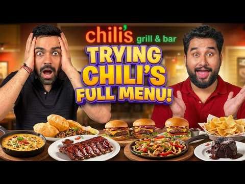 Trying Entire Menu Of Chili's | The Urban Guide