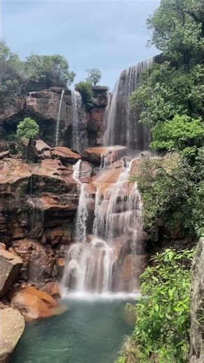 Nature’s Perfect Shower 🌿 | Relaxing Waterfall ASMR #shorts #nature