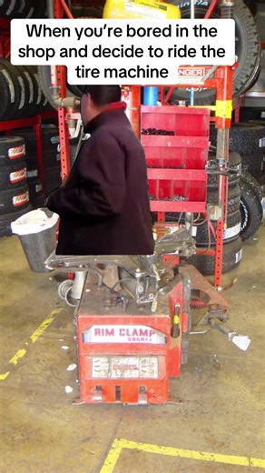 Riding the Tire Machine: A Mechanic's Boredom Cure