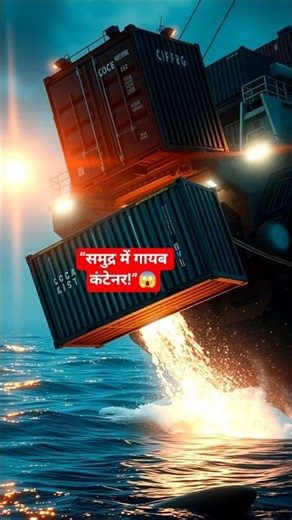 समुद्र में गिरा Container कहाँ जाते हैं? #amazingfacts