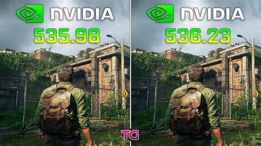 Nvidia driver 536.23 vs 535.98 - test in 8 games