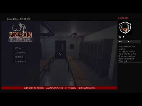 Prison Simulator | Part 2 - Another Day... | Live PS4 Broadcast #tibbztv