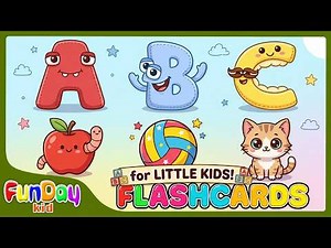 Alphabet Lore ABC Flashcards for Toddlers & Kids | Human Alphabet | Learn ABC -‪@FunDayKid‬