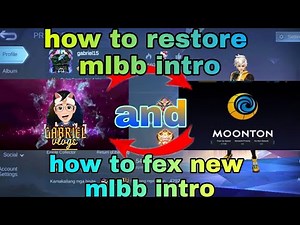 How to remove and new intro for mobile legends bang bang