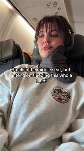 Literally the best neck pillow EVER for flying #flying #flights #neckpillow #tiktokshopspringglowup