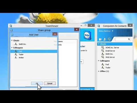 TeamViewer 8 features - Part 1: Group Sharing
