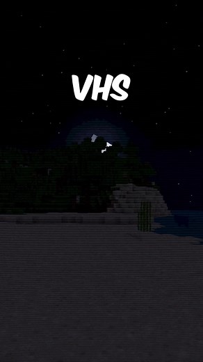 Minecraft como un VHS: ¡Descubre el mod!