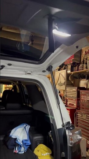 5th gen Toyota 4Runner DIY super bright hatch cargo light transformation! See channel for full video
