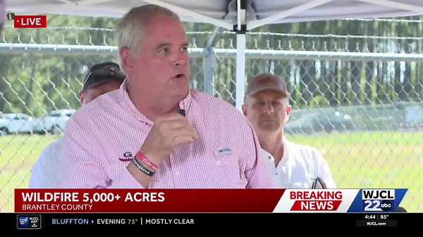 Officials give update on Brantley County wildfires: 4:30 p.m. Thursday
