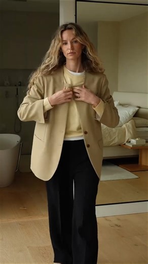 Pastel Yellow & Beige: The Antidote to Winter Blues ✨ #fashiontrends #outfitideas #ootd #streetstyle