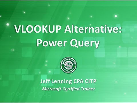 VLOOKUP Alternative: Power Query