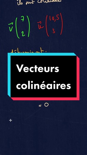 Les Vecteurs Colinéaires Expliqués Facilement | Cours Particuliers de Mathématiques