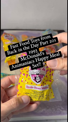 32K views · 546 reactions | Fast Food Toys from Back in the Day Part 201 - 1993 McDonald’s Animaniacs Happy Meal Set!! #animaniacs #pinkyandthebrain #mcdonalds #90skids #happymeal #nostalgia #RetroToys | CPJ Collectibles | Facebook