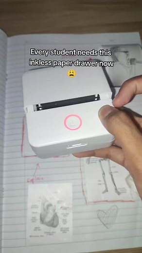 Such a life saver💖 #student #miniprinter #notes