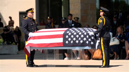 Dallas PD officer Darron Burks remembered as a hero during celebration of life service
