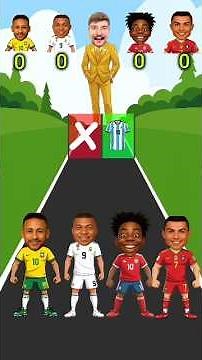 Ronaldo Vs Ishowspeed Vs Mbapee vs Neymar - Mr Beast Pregunta