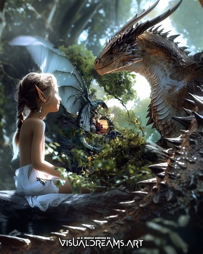 11K views · 817 reactions | Dug this one out of the archives. This was it - the very first dragon zoom video I ever made, long before things got more... refined. Reposting for all our recent followers who might have missed it. Hope you enjoy it! | VisualDreams.art - Dragons & Fantasy Creatures - AI | Facebook