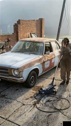 Abandoned Rusty Car Restored to Luxury 🚗✨ Full Timelapse (Insane Transformation 4K) #aivideo