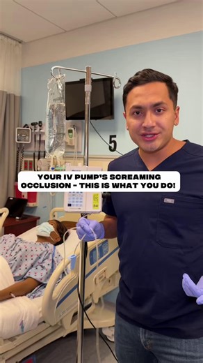 Nurse Mike from Simple Nursing on Instagram: "Pump tips with Nurse Kash! Who else hears the alarms in their sleep 😴😂 . . . #nursing #ivpump #nursingstudent"