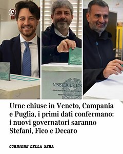 894K views · 1.6K reactions | Seggi chiusi nelle ultime tre Regioni...