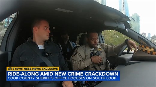 Cook County Sheriff's Office taking action to keep South Loop safe: Exclusive police ride-along