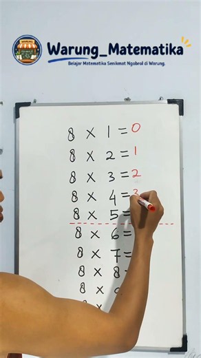 trik perkalian 8.#maths #matematika #asahotak #tricks #fypp