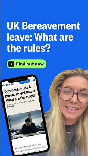 UK bereavement leave: What are the rules? | BreatheHR | UK Employment Law