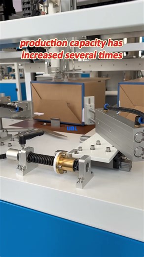 With the help of fully automatic box folding