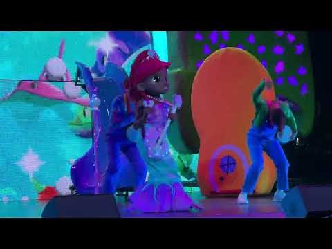 Disney Junior Live - Let’s Play Live on stage Ariel and friends singing, playing One Colorful Ocean!