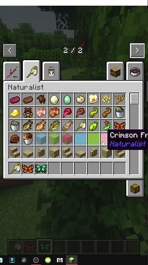 CÓMO CRAFTEAR y USAR la INSECT NET en NATURALIST MINECRAFT