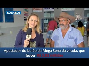 GANHADOR DA MEGA DA VIRADA 31/12/2019