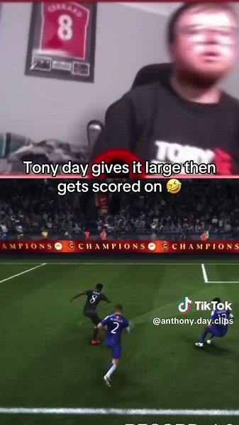 Tony Day's Hilarious Reaction to Surprise Score