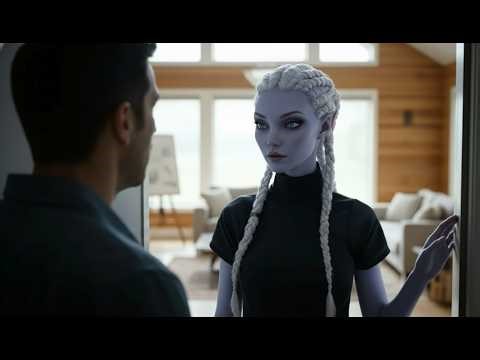 My Alien Neighbor Knew I Was Watching — Then Opened Her Door