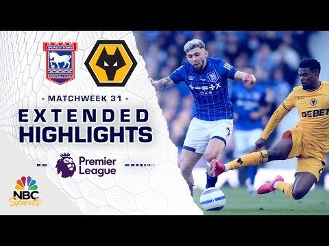 Ipswich Town v. Wolves | PREMIER LEAGUE HIGHLIGHTS | 4/5/2025 | NBC Sports