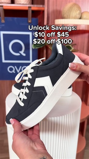 Say hello to your new BFF: Dr. Scholl’s Madison Lace sneaker! Unlock savings: $10 off $45, $20 off $100. #QVCNewArrivals