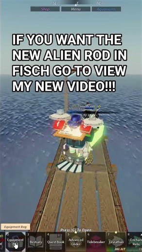 How To Get The New Alien Rod In Fisch Roblox Game!!! (Tutorial) #roblox #fisch #tutorial #official