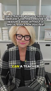 12K views · 53 reactions | Resource rooms are meant for specialized support, but what happens when the teacher isn’t certified in special education? Let’s dive into what this means for our students. #SpecialEducation #ResourceRoom #EducationMatters #StudentSupport #TeacherCertification #InclusiveEducation | Special Education Boss | Facebook